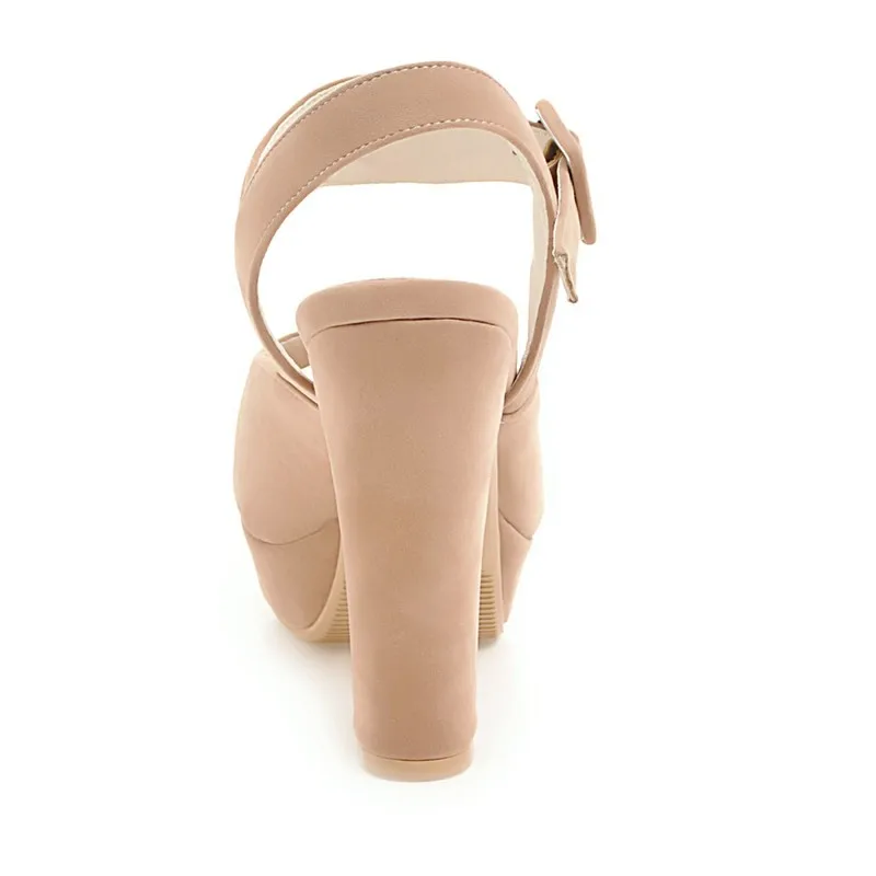 TXCNMB 2020 new arrival women sandals buckle summer shoes elegant super thin high heels platform woman wedding | Обувь