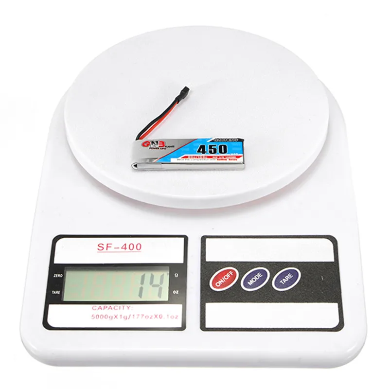 Аккумуляторная батарея Gaoneng GNB 3 7 V 450mAh 1S 80C/160C Lipo белый разъем для игрушки на