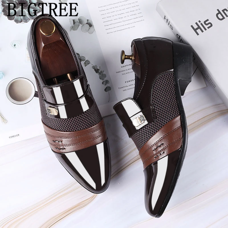 Мужские модельные туфли офисные мужские черные zapatos оксфорды Мужская обувь homme