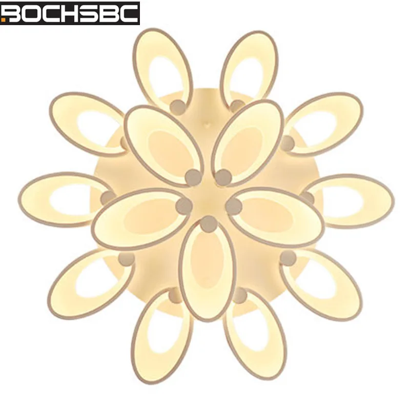 BOCHSBC арт деко светодиодная люстра для спальни гостиной столовой акриловый абажур