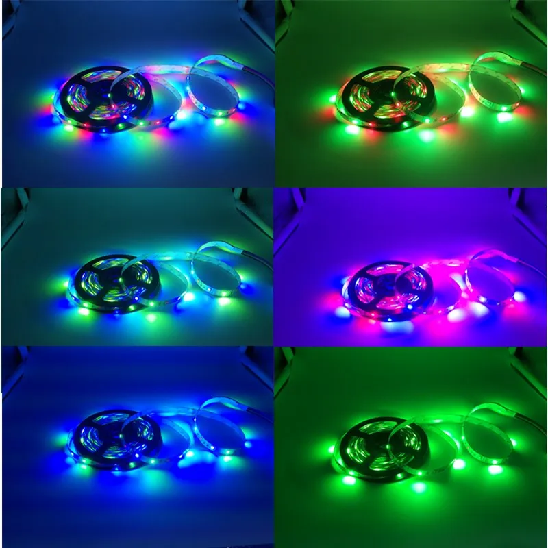 Светодиодная лента 2835 SMD RGB с USB зарядным устройством 5 в постоянного тока
