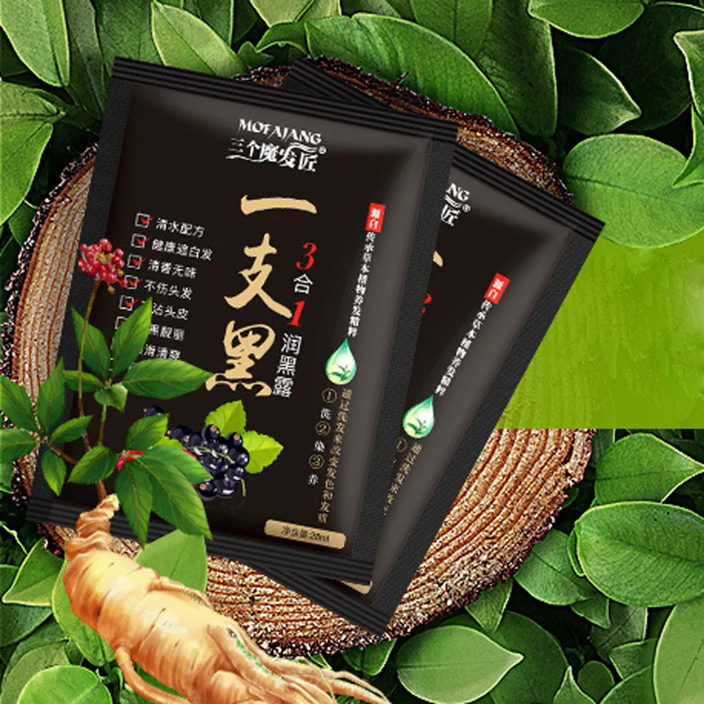 Краска для волос мгновенное покрытие седых корней крем изменения цвета белые