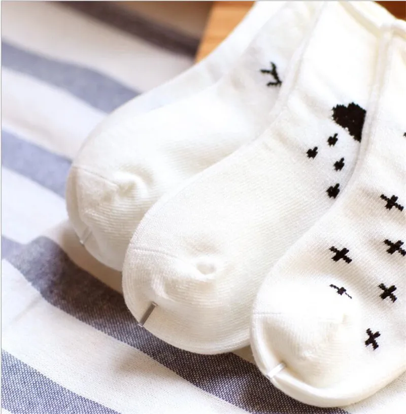 1 Pair Cotton Spring Winter Autumn Baby Girls Boys Kids Socks Children DIY created socks Christmas gift | Детская одежда и обувь