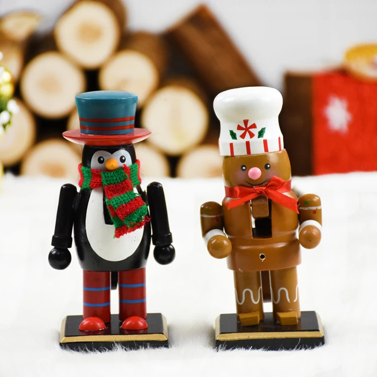 Рождественский подарок Щелкунчик стоячие игрушки Decoracion Navidad Chritsmas дерево орнамент Arvore De Natal деревянные фигурки Декор
