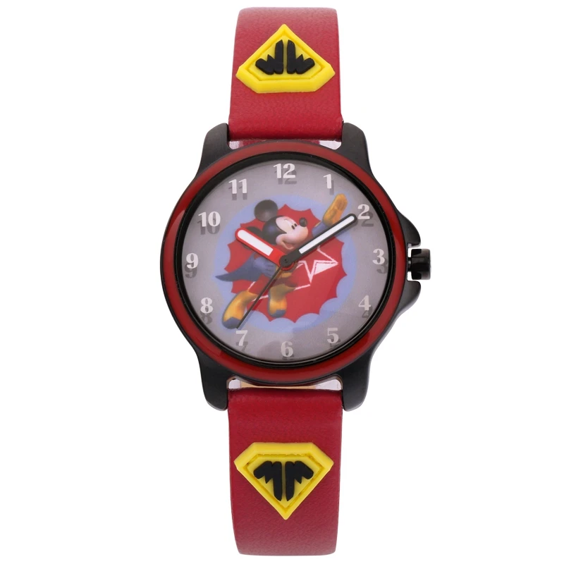 Суперлетающие детские часы с Микки Маусом из мультфильма модные повседневные
