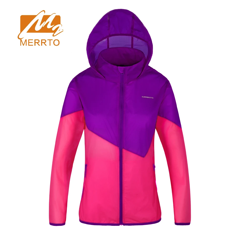 Merrto outdoor Women's ultra-light Sports Skin Jackets Waterproof Windproof Sun-Protective Outwear Anti-UV Thin section coat | Спорт и