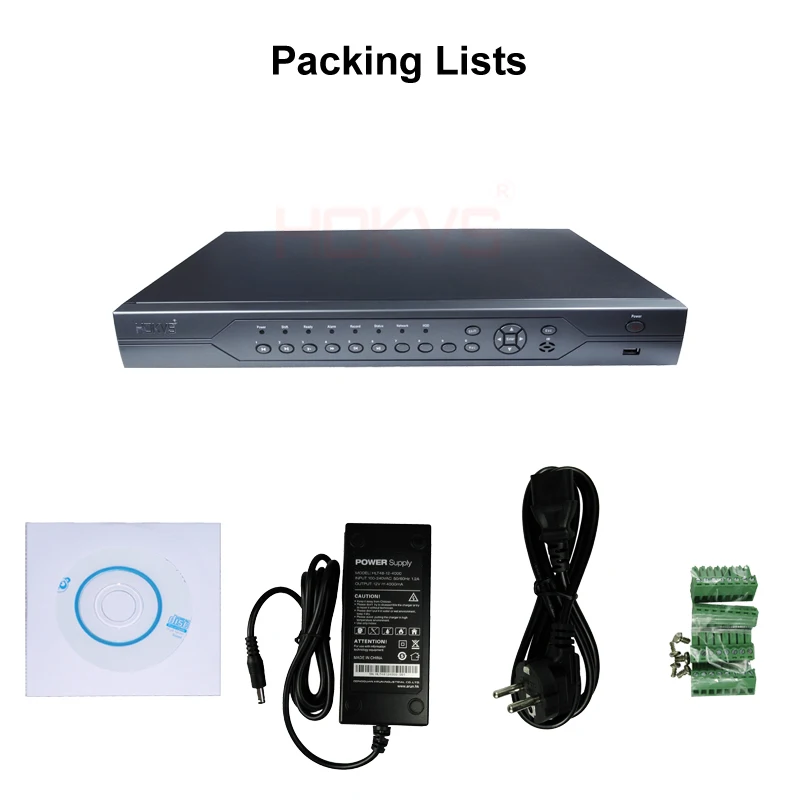 Hokvs 24CH Порты и разъёмы CCTV AHD DVR HVR advr AVR гибриды цифровой сети видео Регистраторы P2P