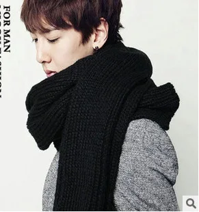 Бесплатная доставка новинка 2018 мужские зимние теплые однотонные акриловые