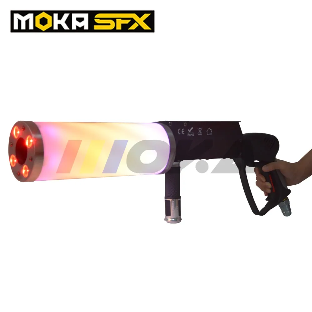 Moka LED Co2 пистолет DJ сценический струйный станок цветной распылитель для тумана