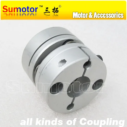 

CNC OD 40mm L 35mm, Bore to 8mm 10mm 12mm 12.7mm 14mm 15mm 16mm 18mm, for servo motor stepper motor flexible diaphragm Coupling
