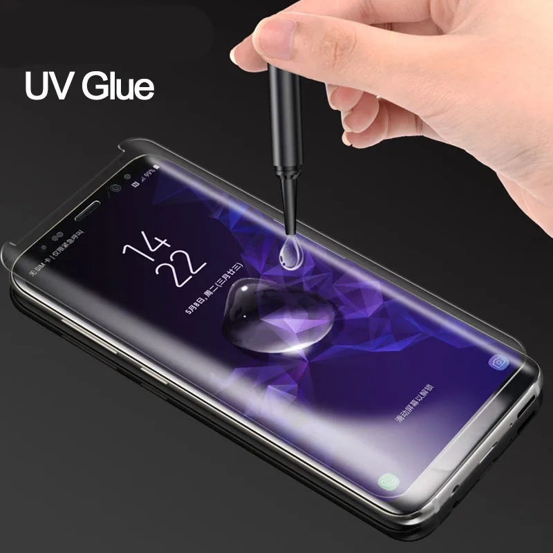 УФ-клей из закаленного стекла для iphone X, XR, XS, MAX, стеклянный клей для LG, huawei, samsung Galaxy s10 plus, Note 9, S8, S9, экран, клей
