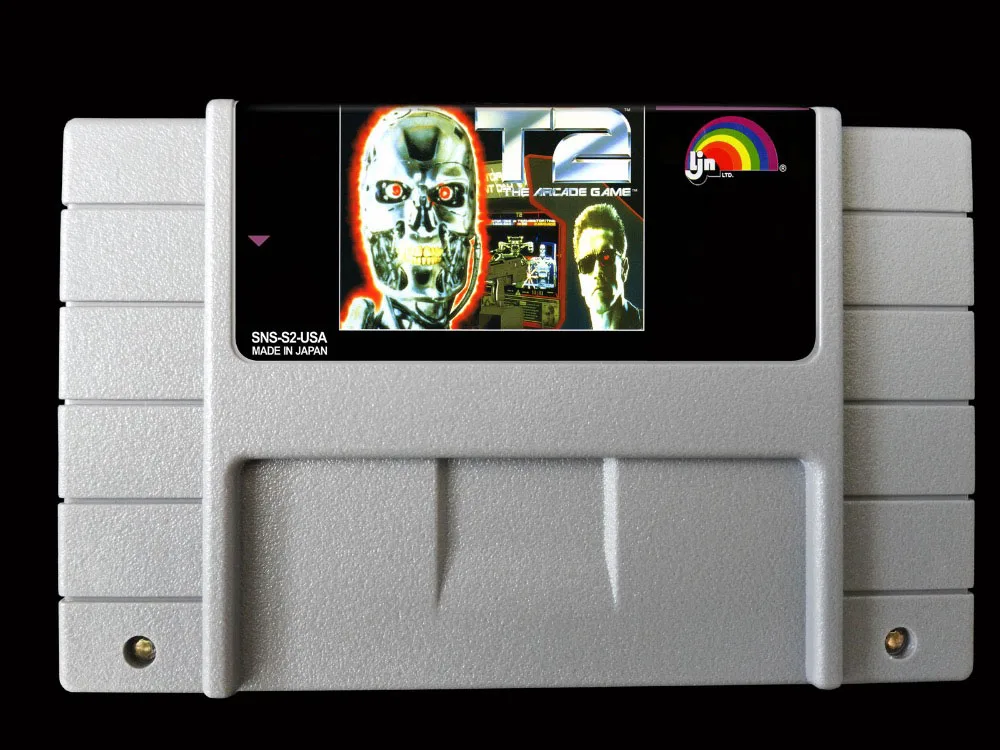 16 битные игры ** T2 аркадная игра (Версия США!)|game 16bit|game gamegame arcade |