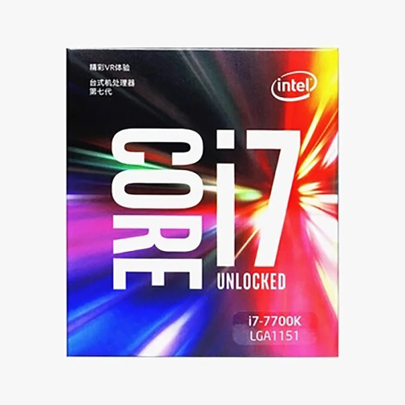 Совершенно новый процессор intel i7 7700K 4 2G 91W ядра 8 потоков LGA 1151 14 нм Настольный ЦП МБ