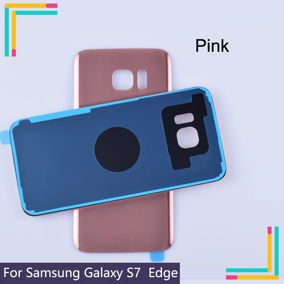 Новинка для samsung Galaxy S7 S7edge Задняя стеклянная батарея чехол Замена G930 G935 |
