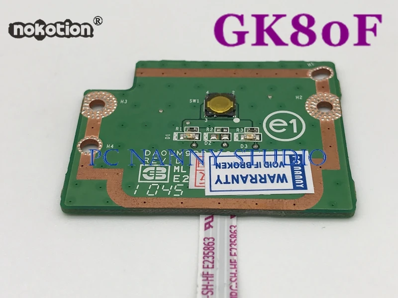 Кабель платы питания NOKOTION Original Для Dell Inspiron N7010 GK80F 0GK80F DA0UM9PB6D0|Компьютерные кабели и