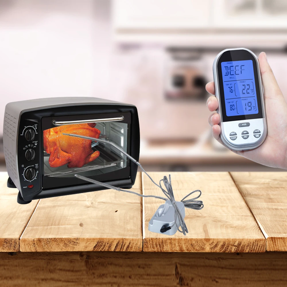 Цифровой беспроводной термометр для мяса кухонный прибор измерения температуры