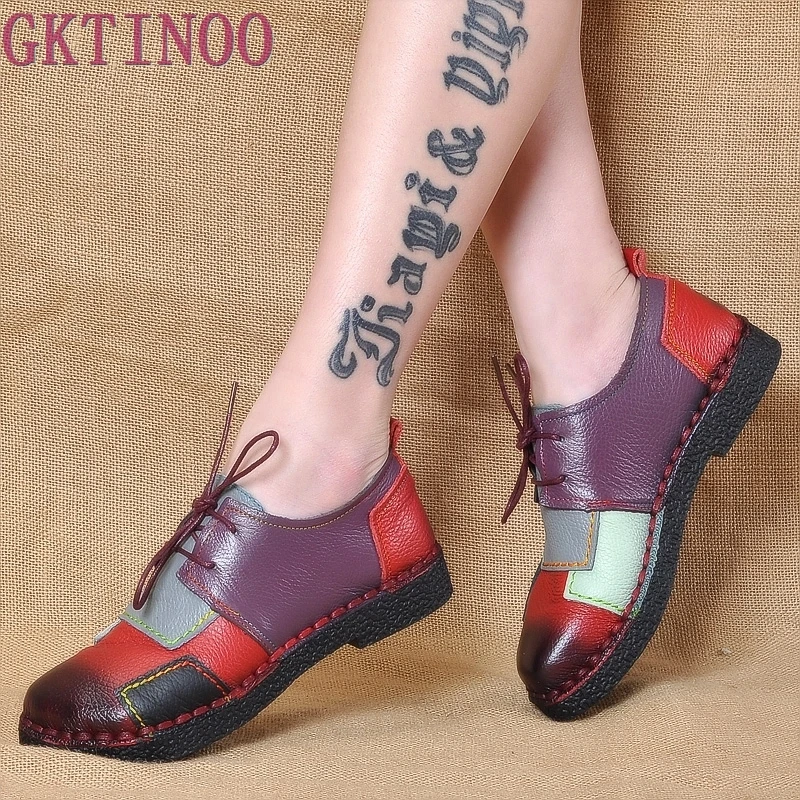 Женские туфли из натуральной кожи ручной работы женские мокасины со шнуровкой на