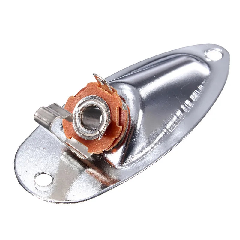 Выход лодки загружен Джек Хромированная Пластина гнездо для Fender Для