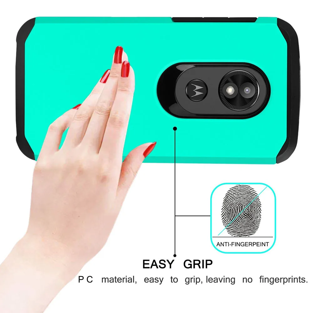 Чехол для Motorola Moto E5 Play / Cruise двухслойный Гибридный Прочный чехол тонкий