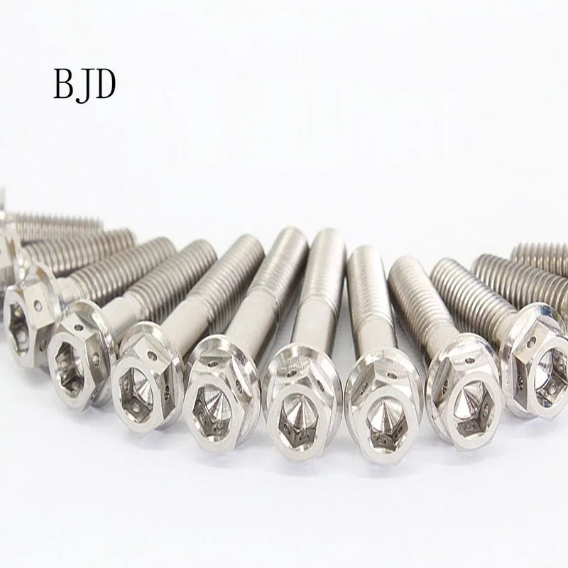 5 шт. фланцевые винты из титанового сплава m8 * 20/25/30/35/40/45|Дверные зажимы