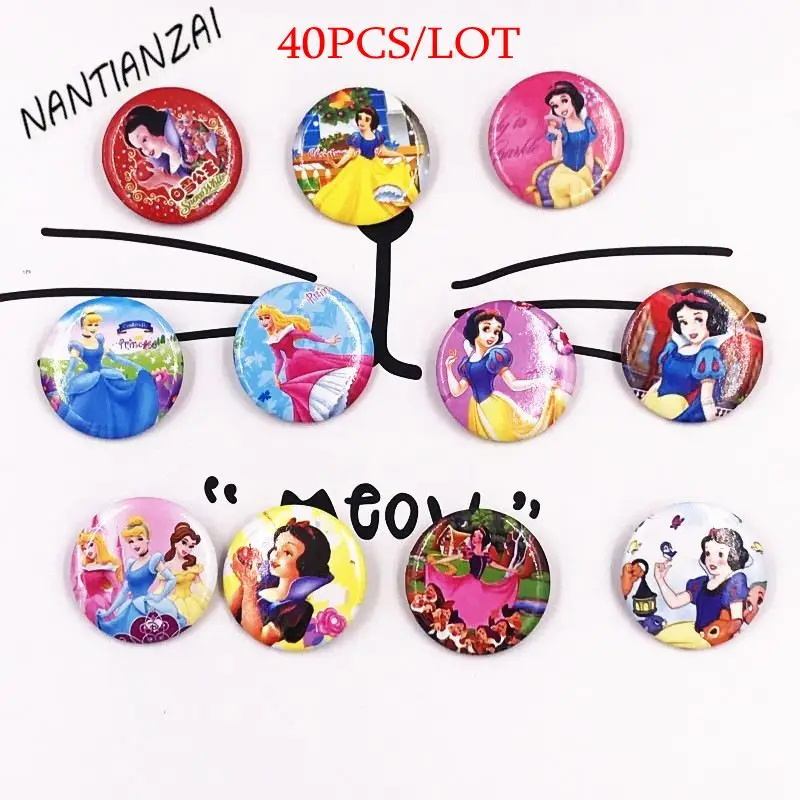 40 шт. милые девушки принцесса золуалла значки брошка мультфильм кнопка дети
