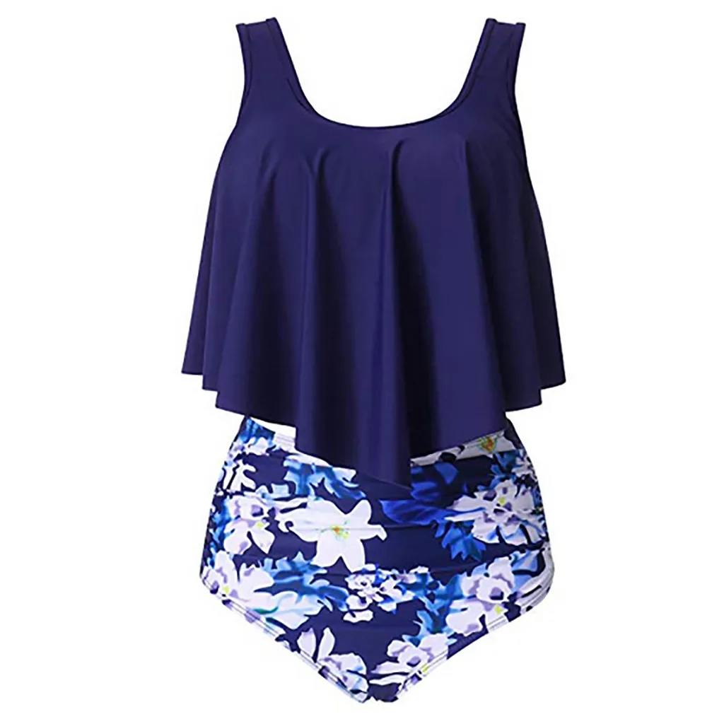 Бикини 2020 сексуальный женский комплект из двух предметов плюс размер купальник с