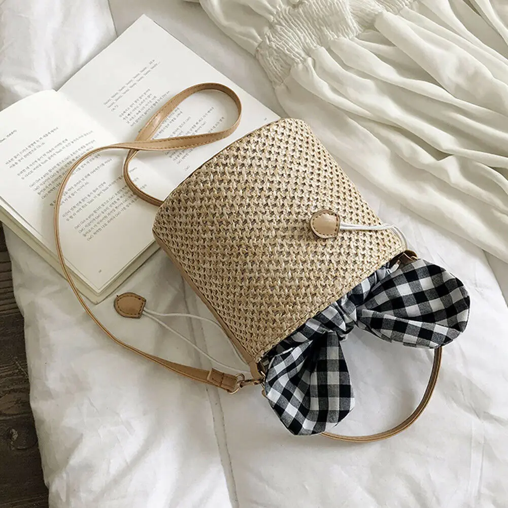 Новинка 2019 года Лидер продаж женская сумочка из ротанга плетеная солома сумка на