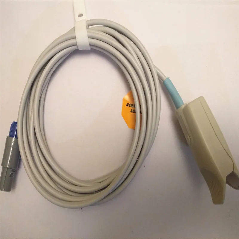 10 шт./лот совместим с датчиком Mindray Spo2 MEC1000/PM7000/8000 зонд для взрослых клипсой