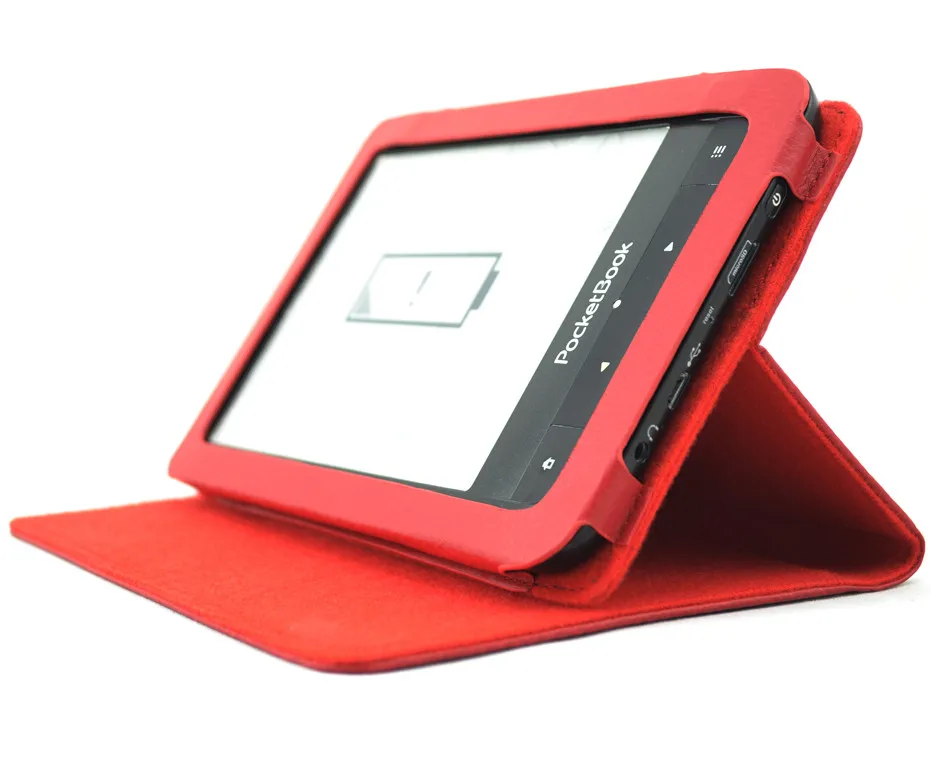 200 шт/партия умный тонкий чехол с рисунком Личи Чехол для PocketBook touch 622/touch lux 623 чехол смешанный цвет
