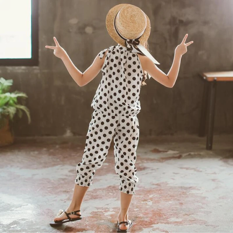 Комплекты одежды из 2 предметов летнее платье для девочек новый костюм футболка