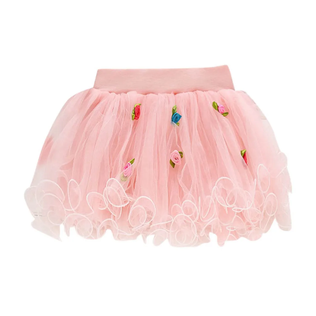 Розовый SAGACE/юбка-пачка для маленьких девочек; юбки для детей; Одежда для танцев для девочек; вечерние юбки-пачки для балета - Цвет: Розовый