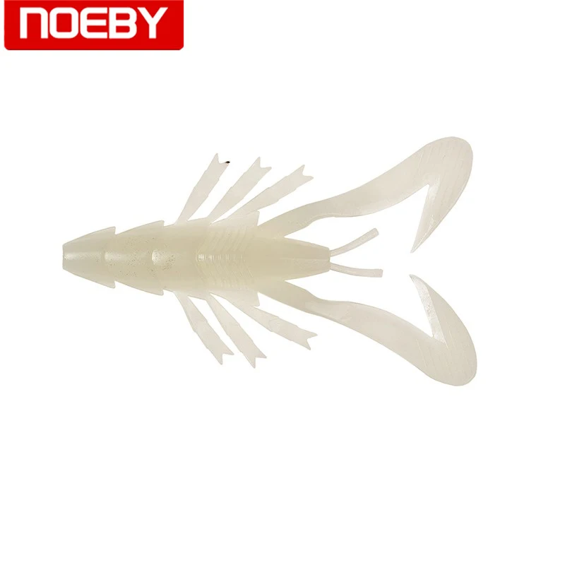 Noeby 5 шт для рыбалки мягкие блесны на удочку 85 мм 4 8g креветки Форма воблеры