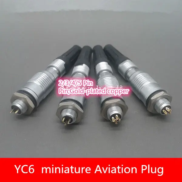 1 шт. AP046 YC6 2/3/4/5Pin 6 мм штекер и гнездо миниатюрный авиационный M6 круговой разъем +