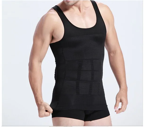 Мужской шейпер жилет для похудения живот талия нижнее белье|shirt|underwear coolmaxshirt tie grey