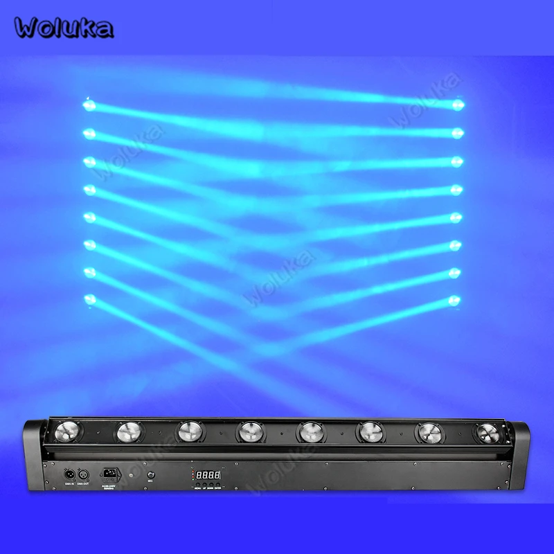 Длинный тип 8 луч света для глаз сканирующий лазерный свет Голосовое управление