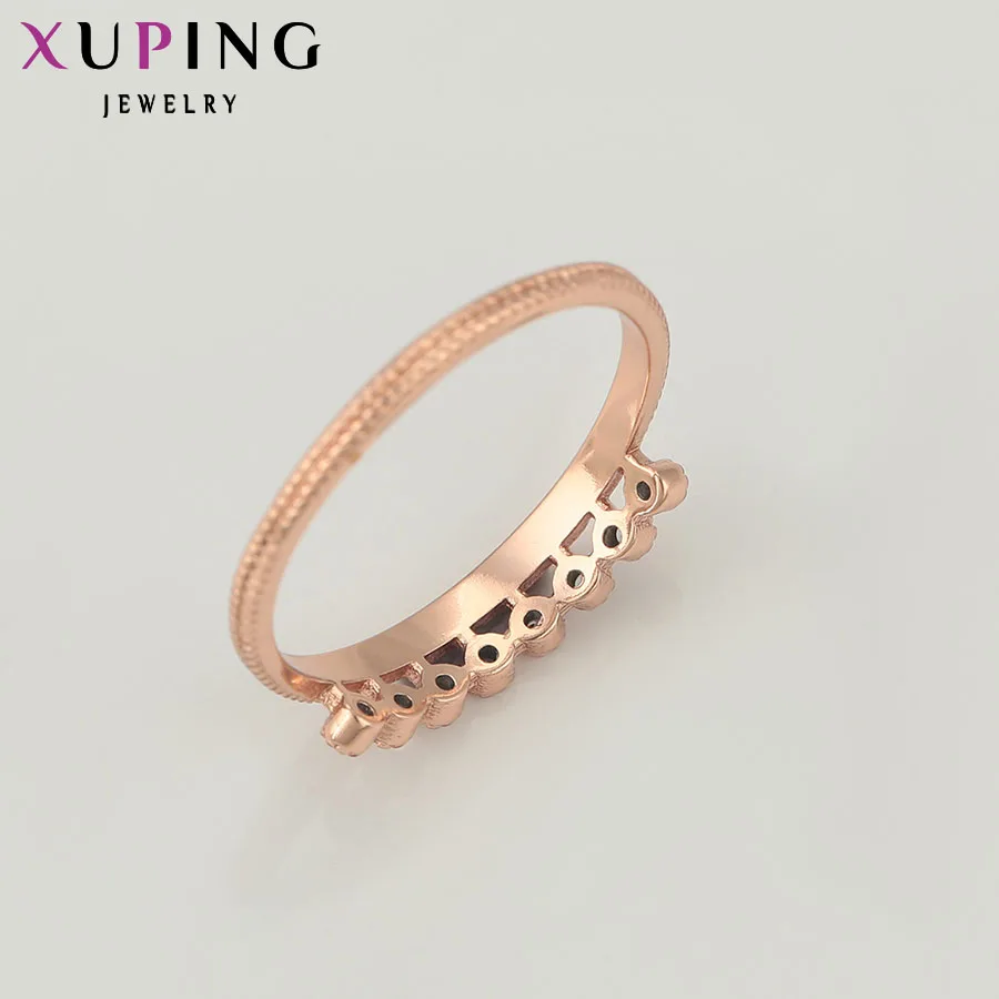 Xuping модное кольцо специальный дизайн кольца для женщин высокое качество с синтетическим кубическим цирконием ювелирные изделия Рождественский подарок 12514