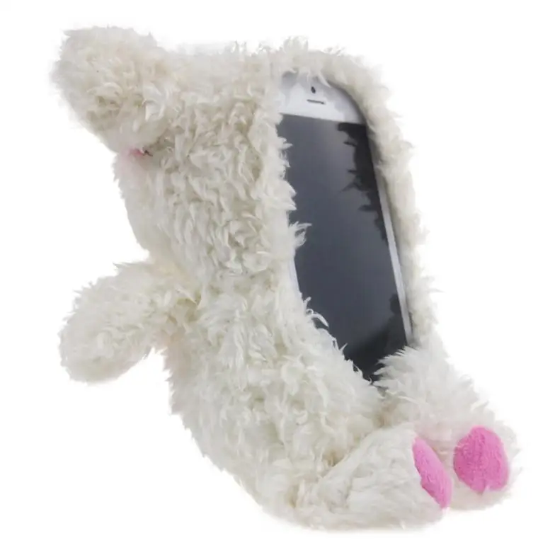 Hot Brand New Winter Warm Lovely 3D Teddy Bear Doll Toy Plush Soft phone Cover For Iphone 6 4.7" 5.5" 4s 5s coverring Phone Case |