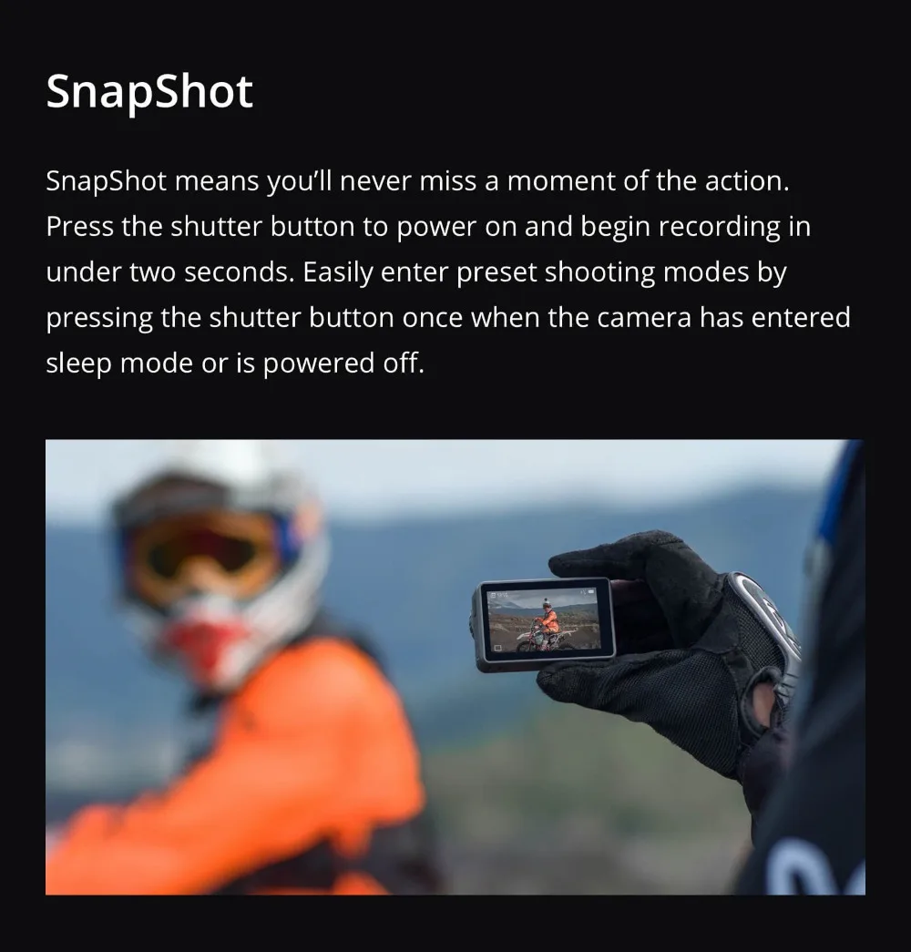 DJI Osmo Action профессиональная спортивная камера 4K HDR видео Водонепроницаемая стабилизированная портативная камера UHD качество изображения