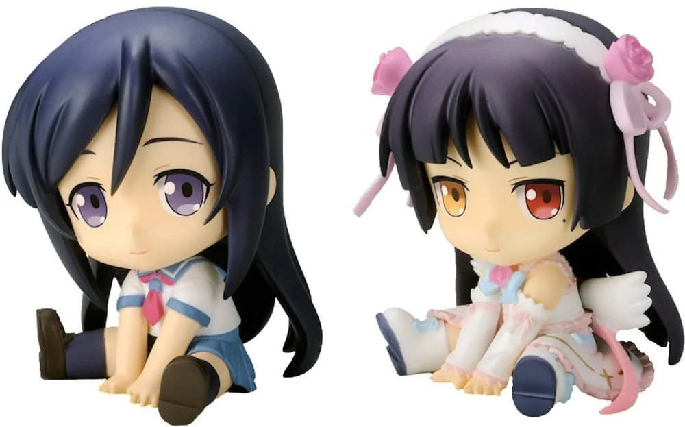 Oreimo: 2 шт./набор фигурка Святого ангела Kamineko Ayase Aragaki Petanko из ПВХ|pvc figure|figure pvcfigure set |
