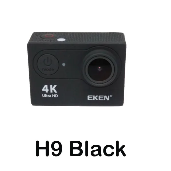 Оригинальная Экшн-камера eken H9/H9R с дистанционным управлением Ultra HD 4K WiFi 1080 P/60FPS 2,0 lcd 170D объектив спортивная водонепроницаемая профессиональная камера Go - Цвет: H9 Black
