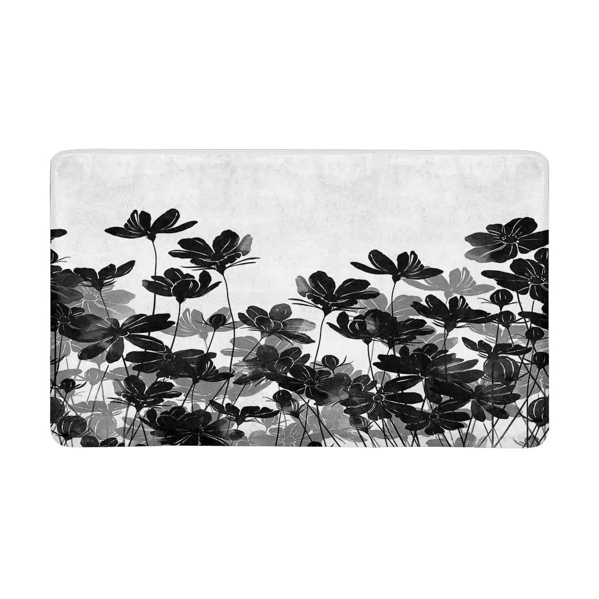 Meadow Flowers Doormat Indoor Entrance Rug Floor Mats Shoe Scraper Door Mat Non-Slip Home Decor Rubber Backing Large | Дом и сад
