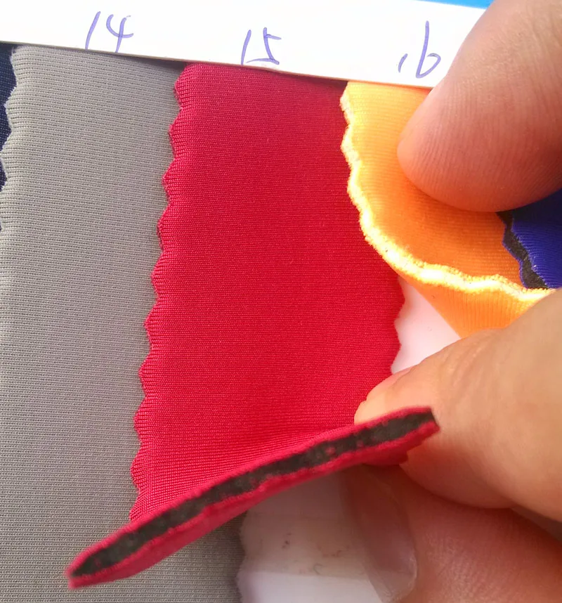 Неопреновые резиновые ткани из красной лайкры с покрытием SRB толщина 2 5 мм|fabric