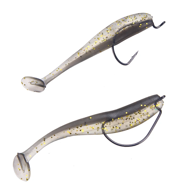 Кривошипные приманки 10 шт. мягкие воблеры искусственные силиконовые для рыбалки