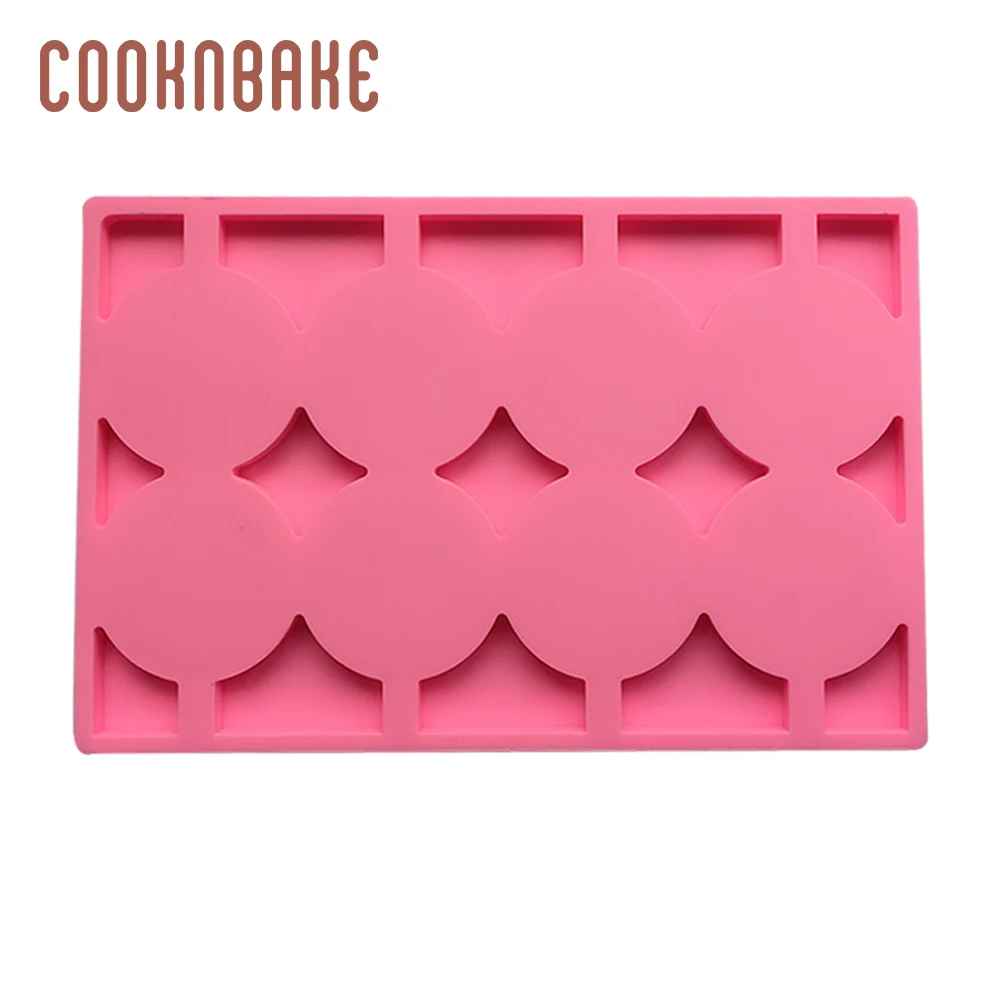 COOKNBAKE круглые силиконовые формы для леденцов Шоколад Конфеты помадка плесень торт выпечки Формы для выпечки инструмент конфеты печенье формы для леденцов