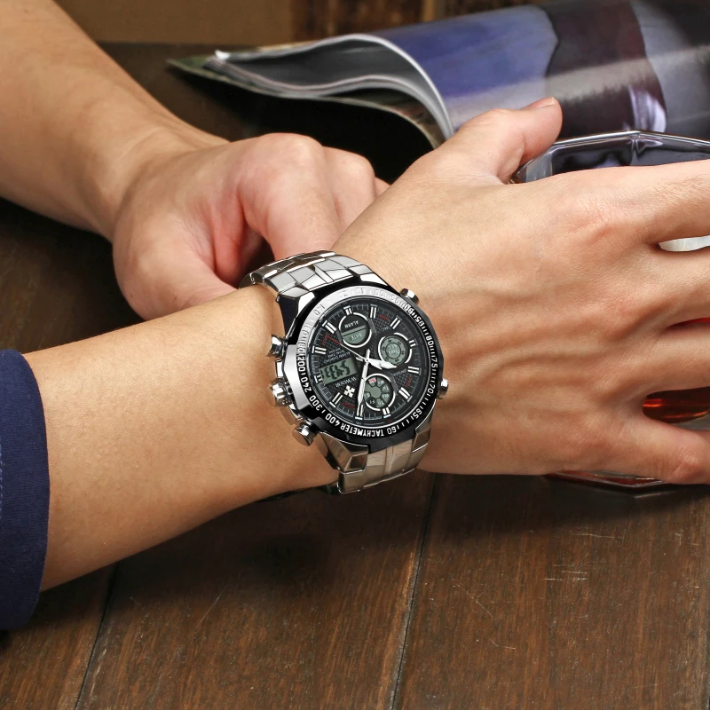 Новинка 2017 роскошные Брендовые мужские армейские военные часы кварцевые