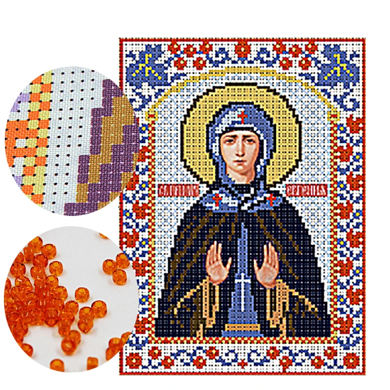 Набор для рукоделия рукоделие вышивка крестом жемчугом фирменное изображение