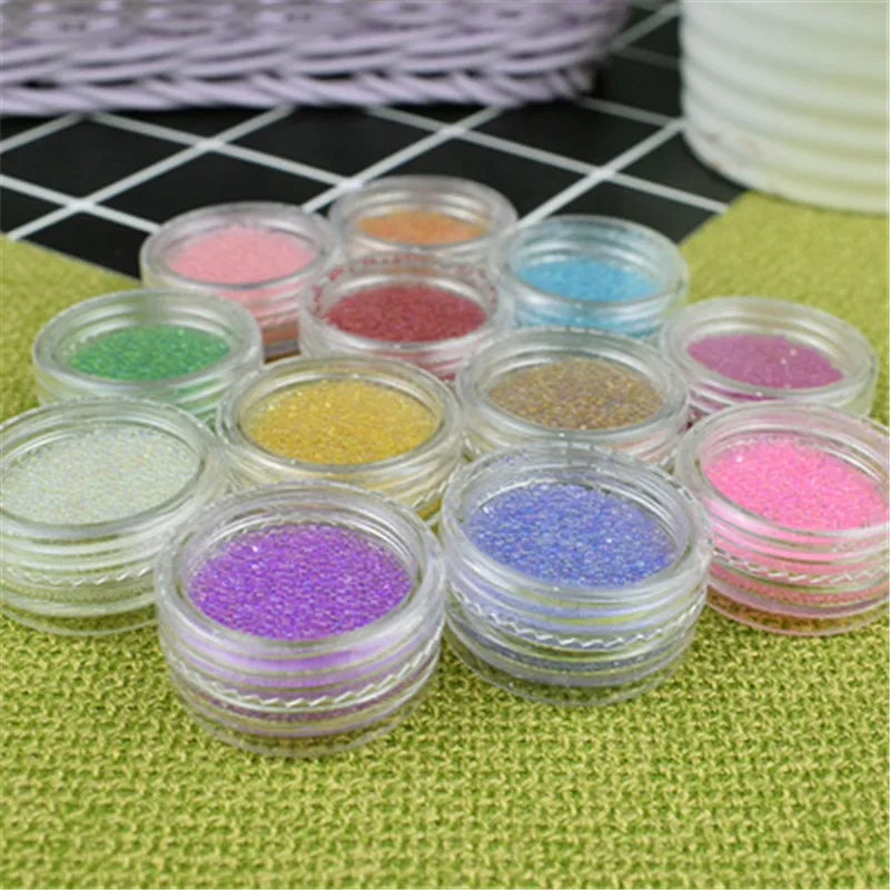 Глина для моделирования DIY поставки полупрозрачный шарик пузыря Икра 12 цветов в