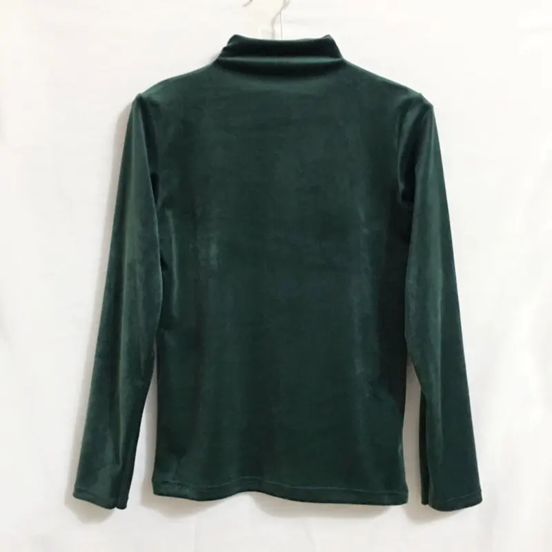 Green HY636 ONLYSVTE M-2XL, женский свитер, длинный рукав, водолазка, Теплый Бархатный пуловер, блузка, топ, мягкий женский джемпер, Повседневный, Pull Femme - Цвет: Green HY636
