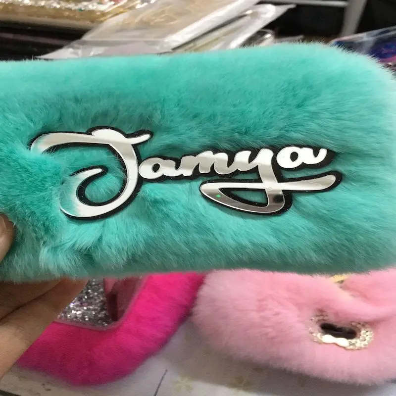 Роскошный чехол для телефона с уникальным именем и надписью на заказ Samsung galaxy j2 j4