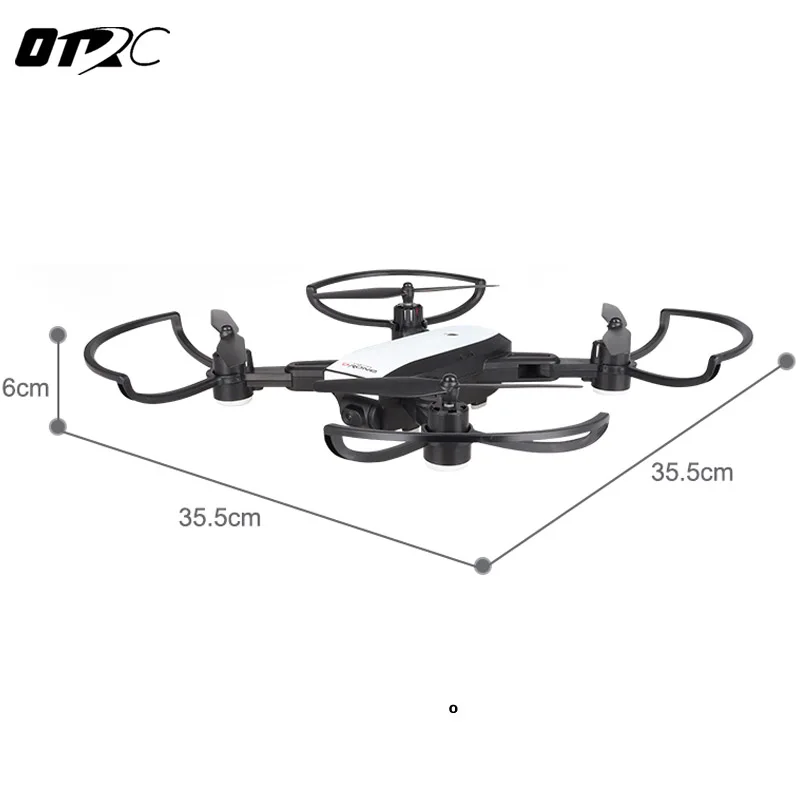 Складной мини Дрон для селфи OTPRO Радиоуправляемый X28W с Wi Fi FPV камерой 0 3 Мп или 2 GPS